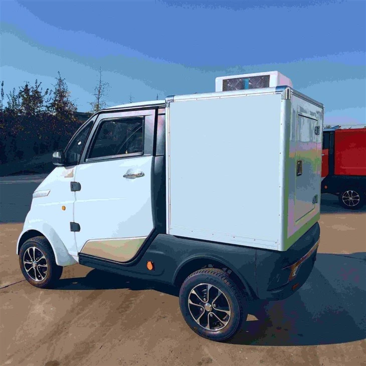 L6e Fast Food Delivery Electric Vehicle For Pizza Restaurant With Cooling System