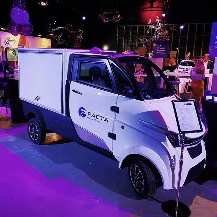 Streetfood Truck, 52km/h Electric Mini Delivery Vehicle With Cargo Box For Commercial Use