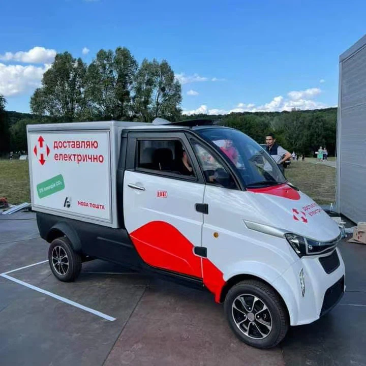 Streetfood Truck, 52km/h Electric Mini Delivery Vehicle With Cargo Box For Commercial Use