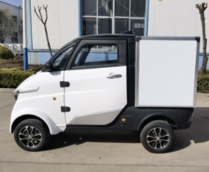China Popula Electric Truck With Cargo Box New Express Delivery Mail Truck
